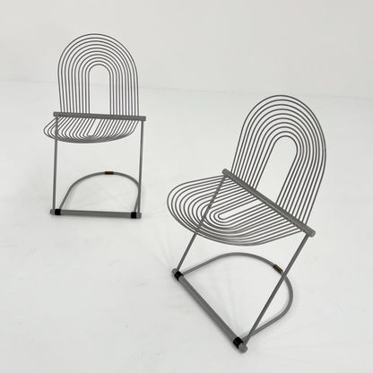 Grey vintage rocking chair by Jutta and Herbert Ohl for Rosenthal Lübke, 1980s