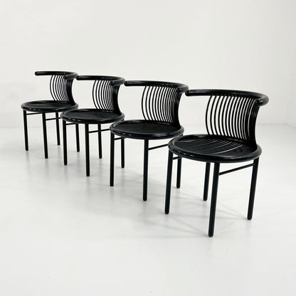 Set of 4 Circo chairs by Jutta and Herbert Ohl for Rosenthal Lübke, 1980s vintage