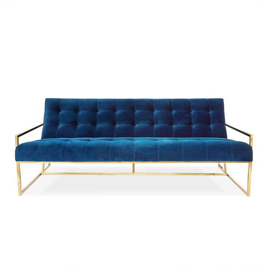 "Goldfinger" apartment sofa (blue velvet) by Jonathan Adler – straight from the movie! - 2nd home