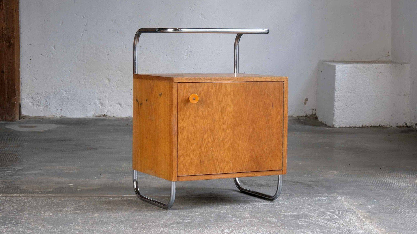 Table de chevet vintage Bauhaus de Kovona