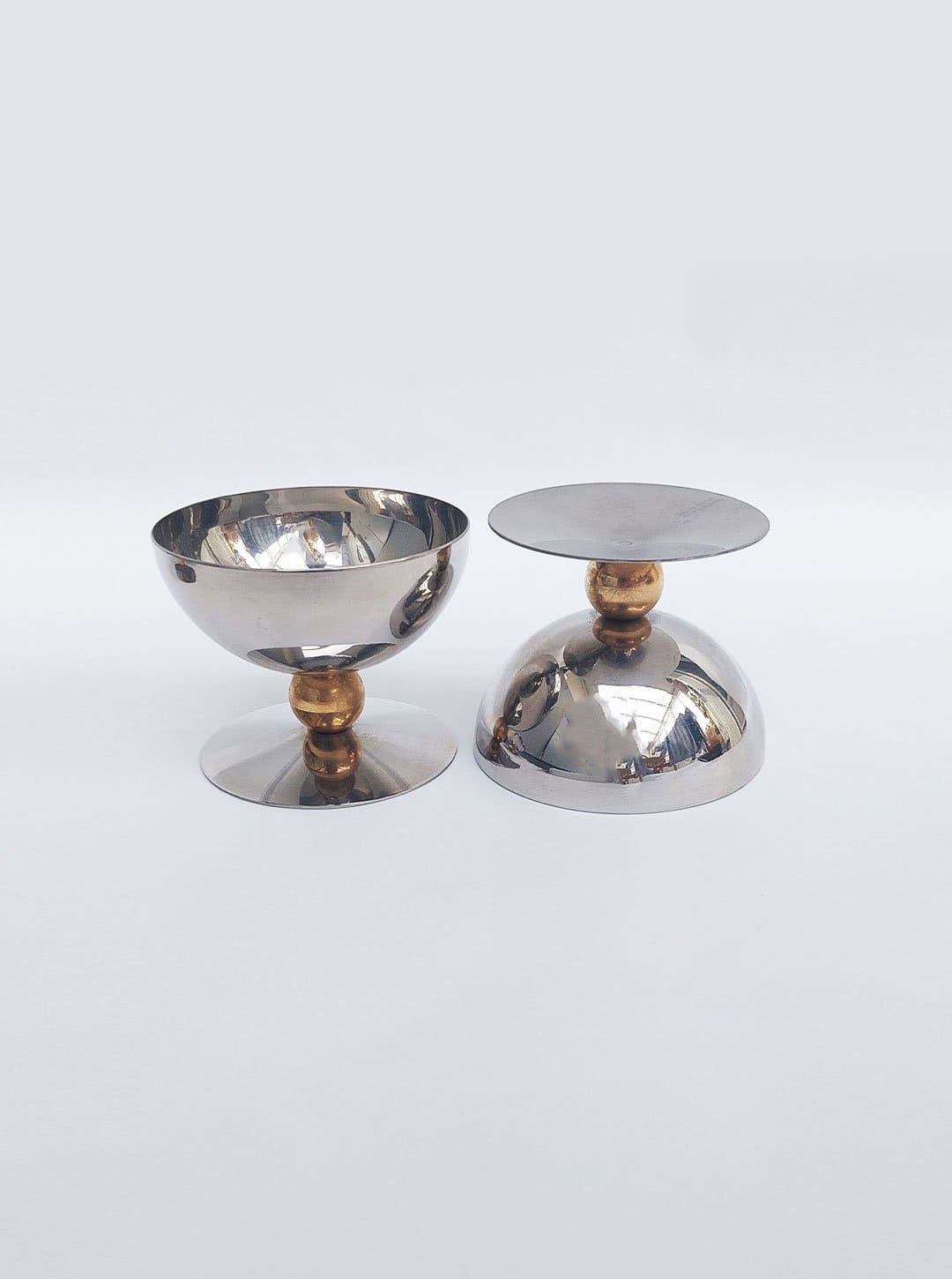 Vintage dessert cup made of stainless steel: stylish addition to your kitchen