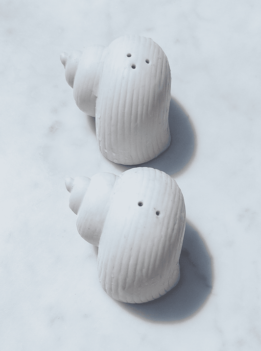 Shell Vintage Salt &amp; Pepper Shakers: Vintage Charm for Table