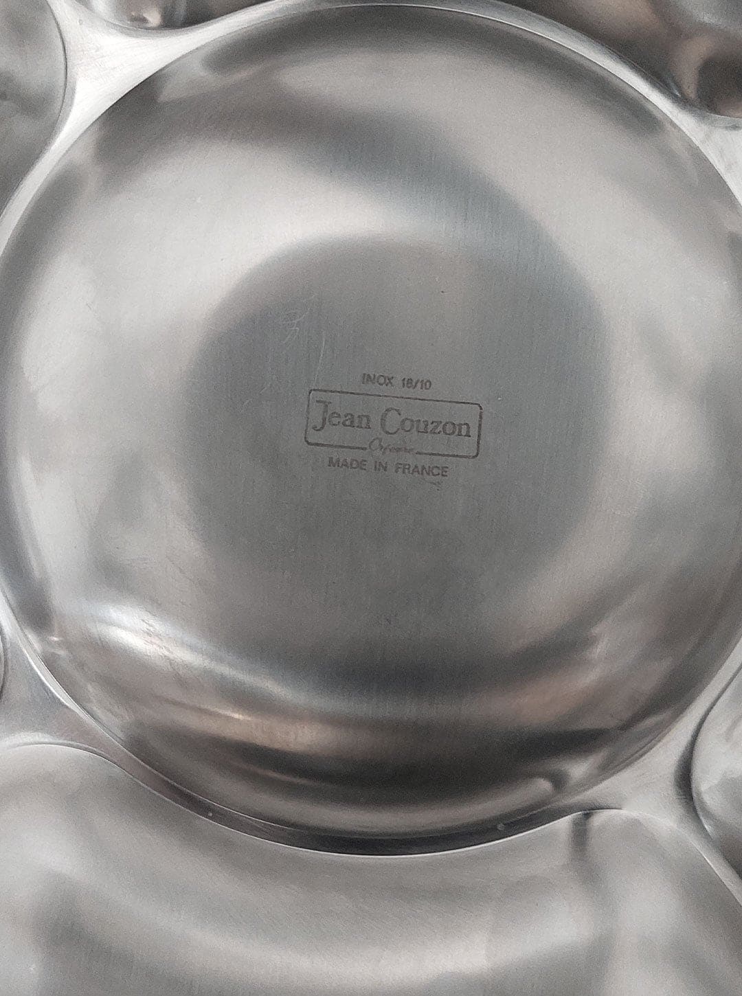 Round Vintage Tray Diener Stainless Steel: Stylish Presentation 34 cm