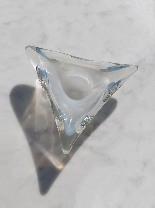 Murano Triangle Vintage Ashtray: Elegance made of Murano glass