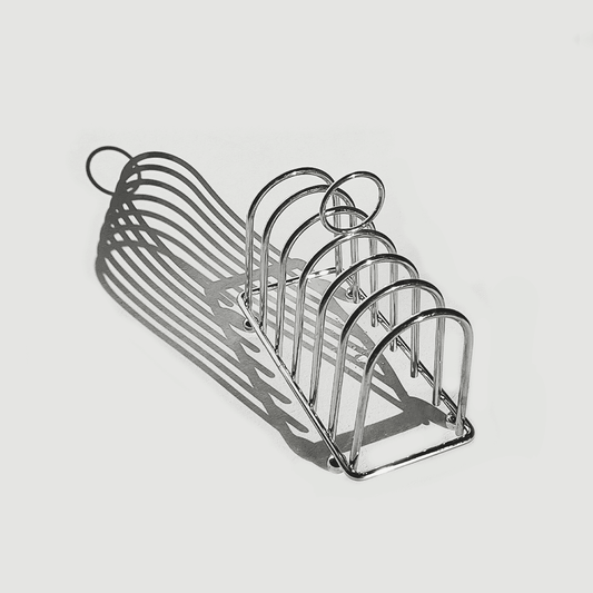 Vintage Toastständer Art Déco Silber