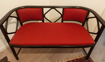 Canapé vintage Art Nouveau "Bat" par Josef Hoffmann pour Thonet