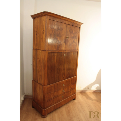 Originaler Umbertino-Sideboard-Sekretär aus massiver Eiche aus dem späten 19. Jahrhundert