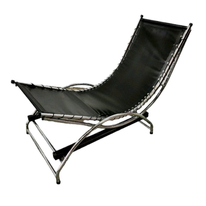 Bauhaus rocking chair and sun lounger multifunctional by Lennart Ahlberg for Swecco, 1980s vintage