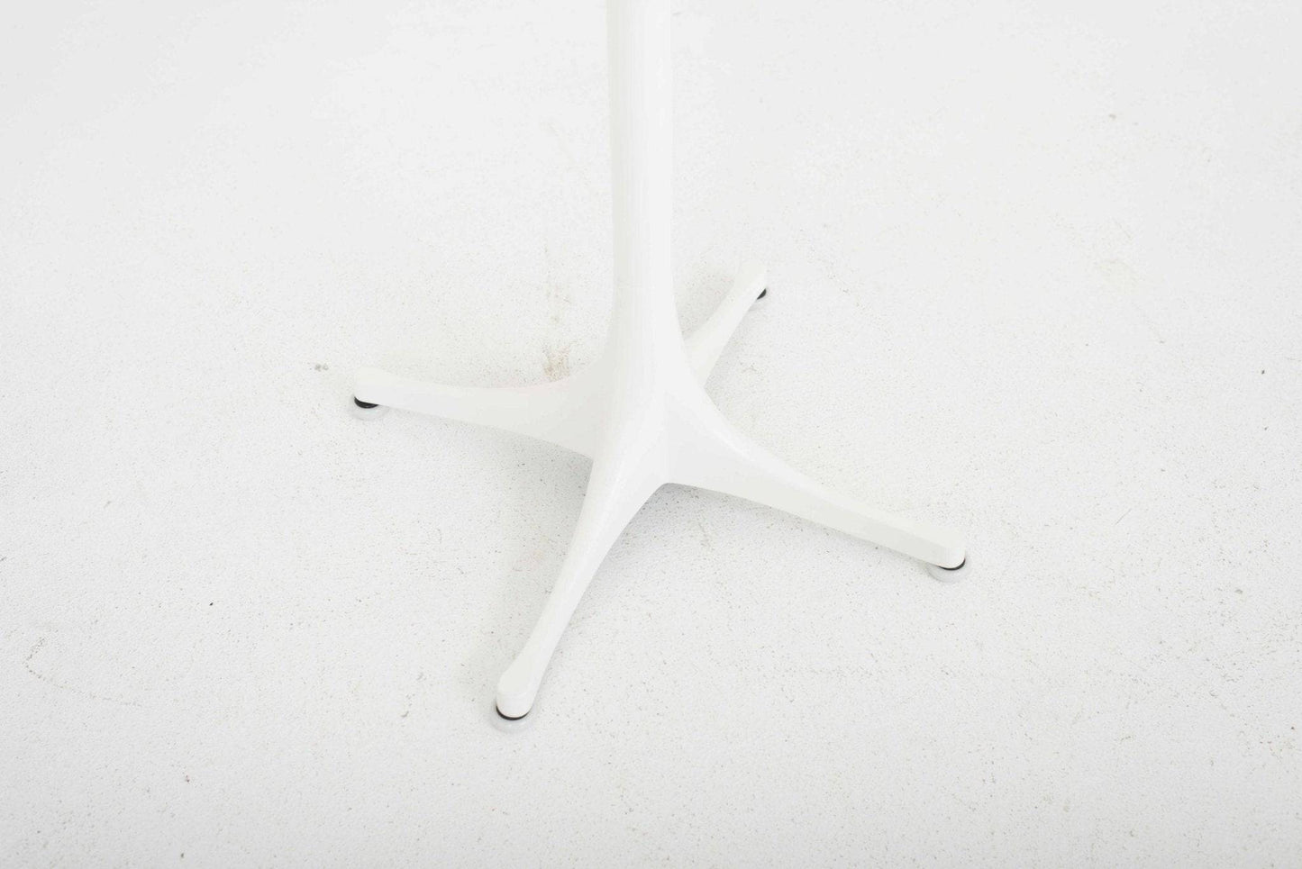 George Nelson Pedestal Table side table by Vitra in white vintage