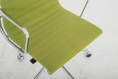 Chaise de bureau Eames EA 119 de Vitra en vert vintage Hopsak