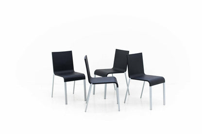 Maarten Van Severen .03 chairs by Vitra in Black Vintage