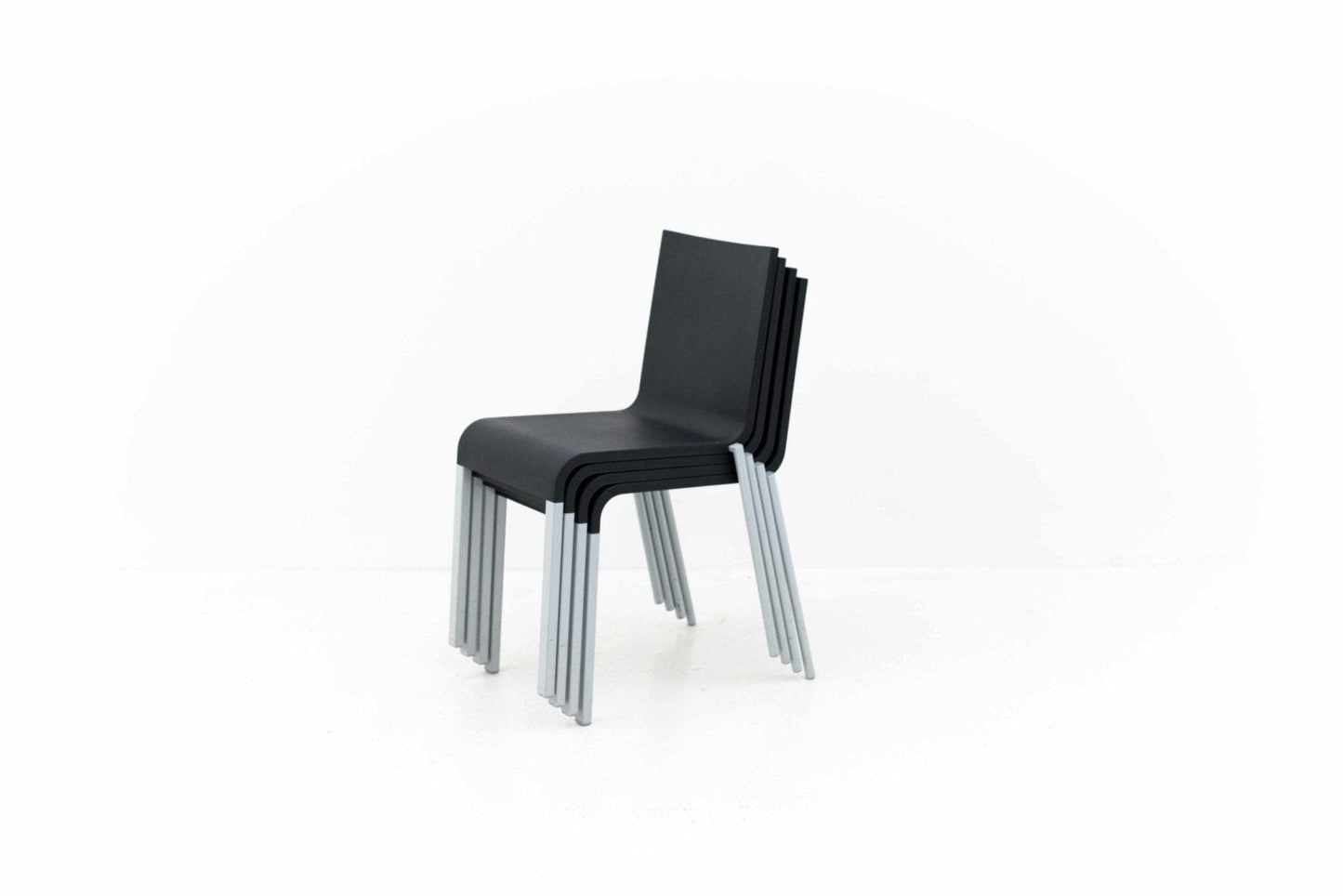 Maarten Van Severen .03 chairs by Vitra in Black Vintage