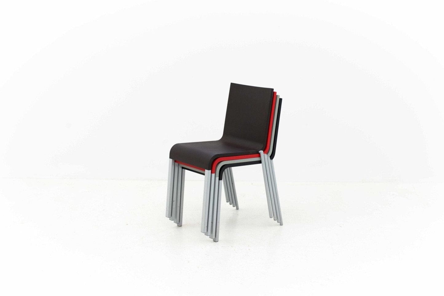 Maarten Van Severen .03 chairs by Vitra in Black Vintage