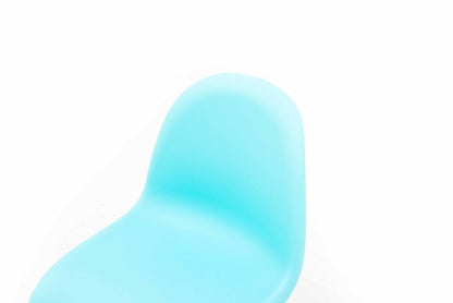 Chaise Verner Panton Junior de Vitra en bleu clair vintage