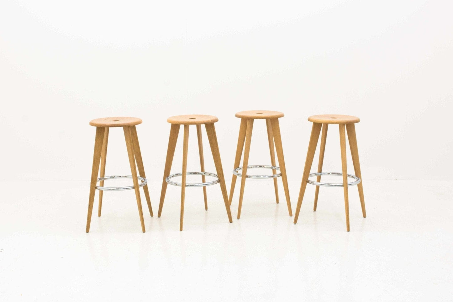 Set de 4 Tabourets Haut Jean Prouvé de Vitra Vintage