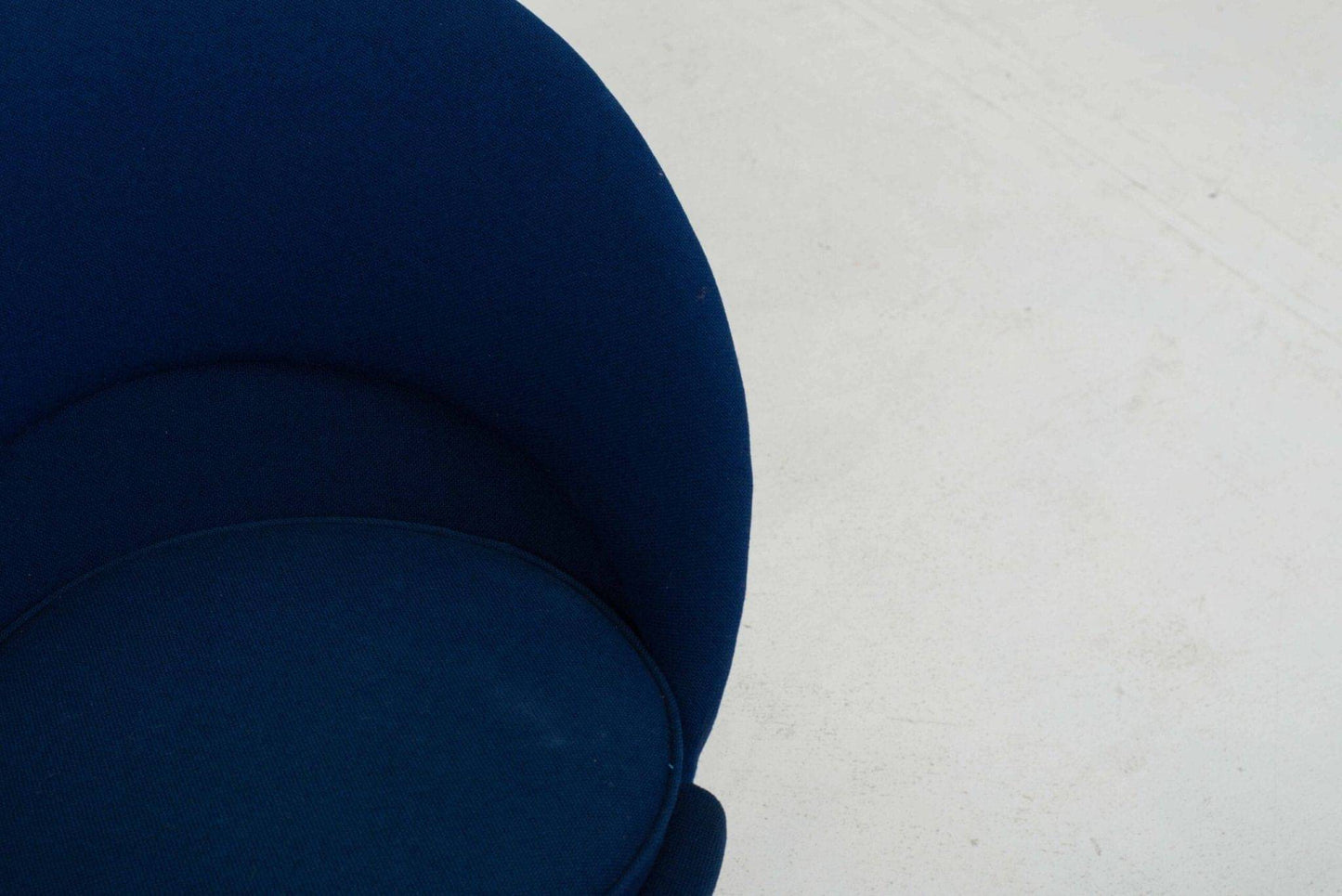 Vitra Cone Chair by Verner Panton in Blue Vintage