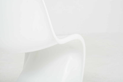 Chaise Vitra Panton Classic de Verner Panton en blanc