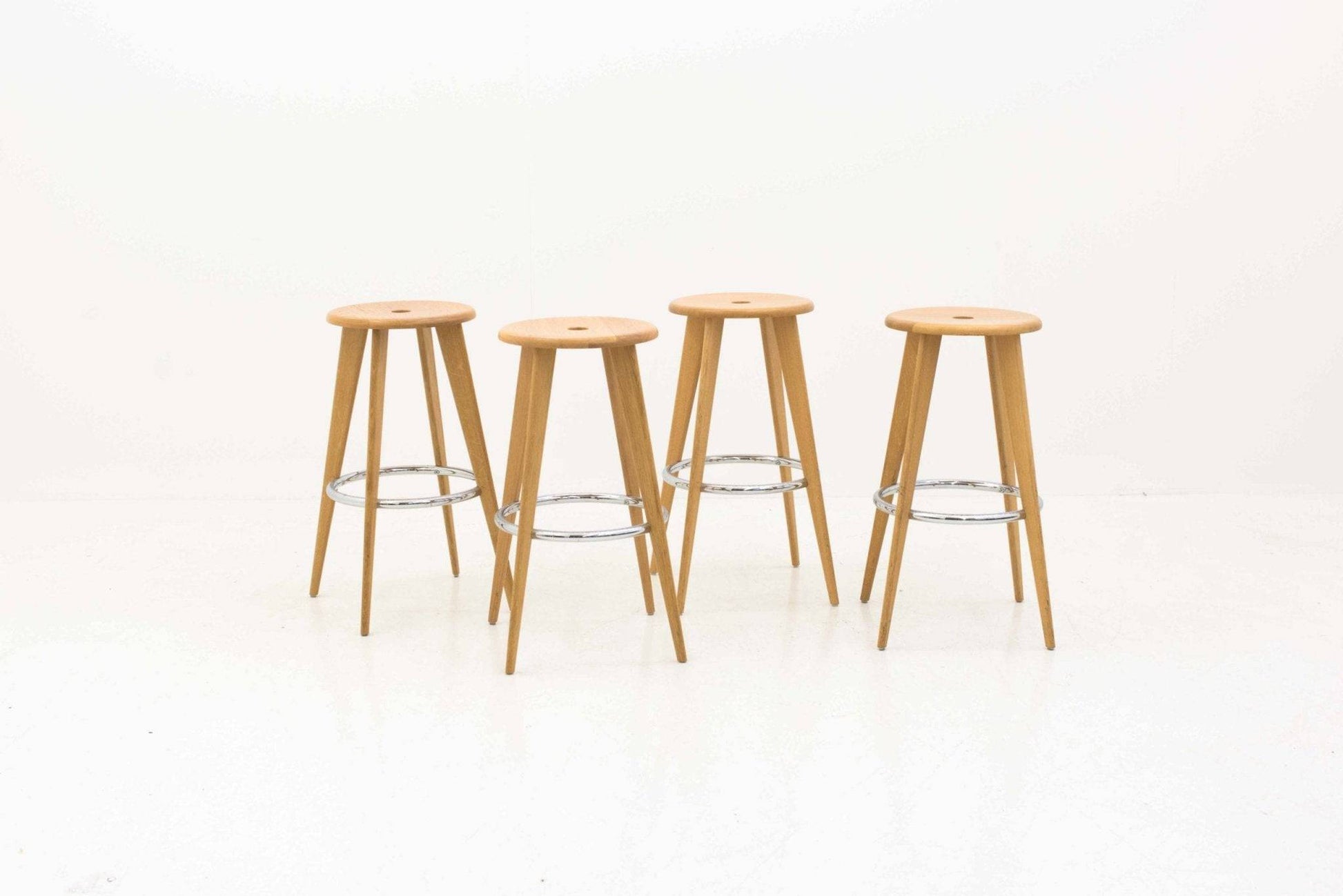 4er Set Jean Prouvé Tabouret Haut von Vitra - 2nd home