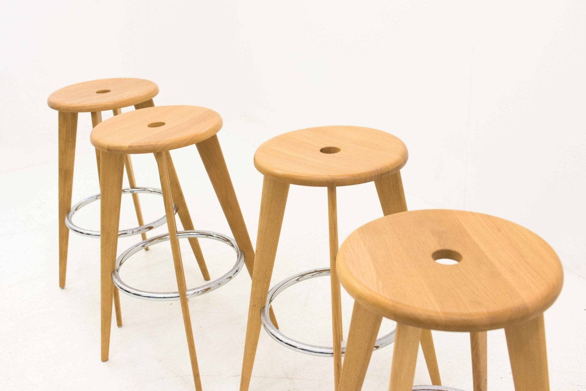 4er Set Jean Prouvé Tabouret Haut von Vitra - 2nd home