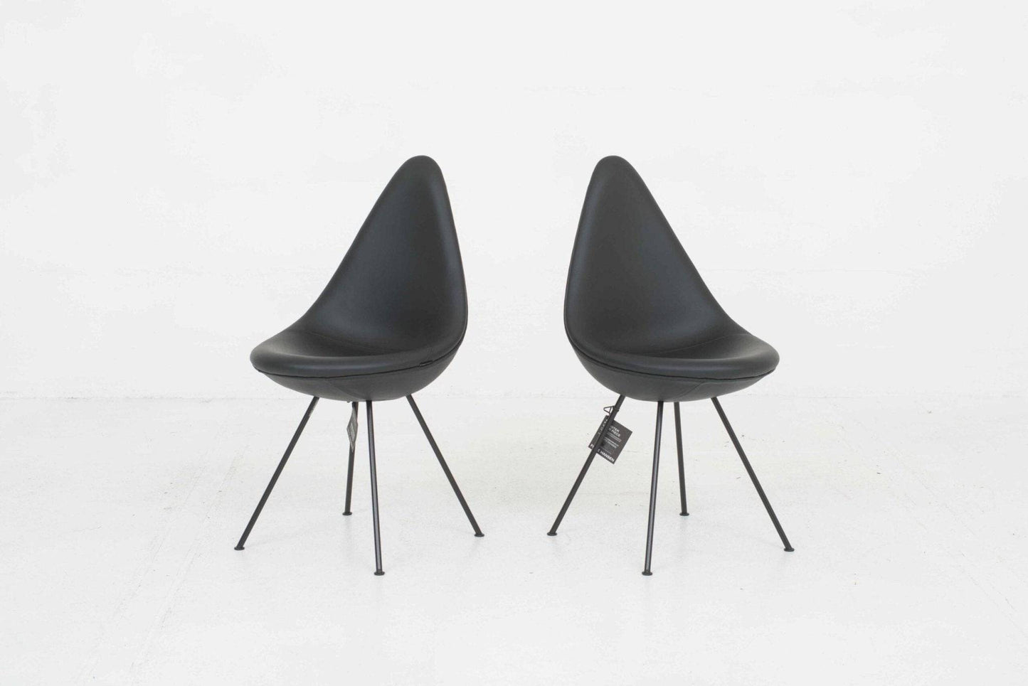 Arne Jacobsen Drop Stuhl von Fritz Hansen in Leder - 2nd home