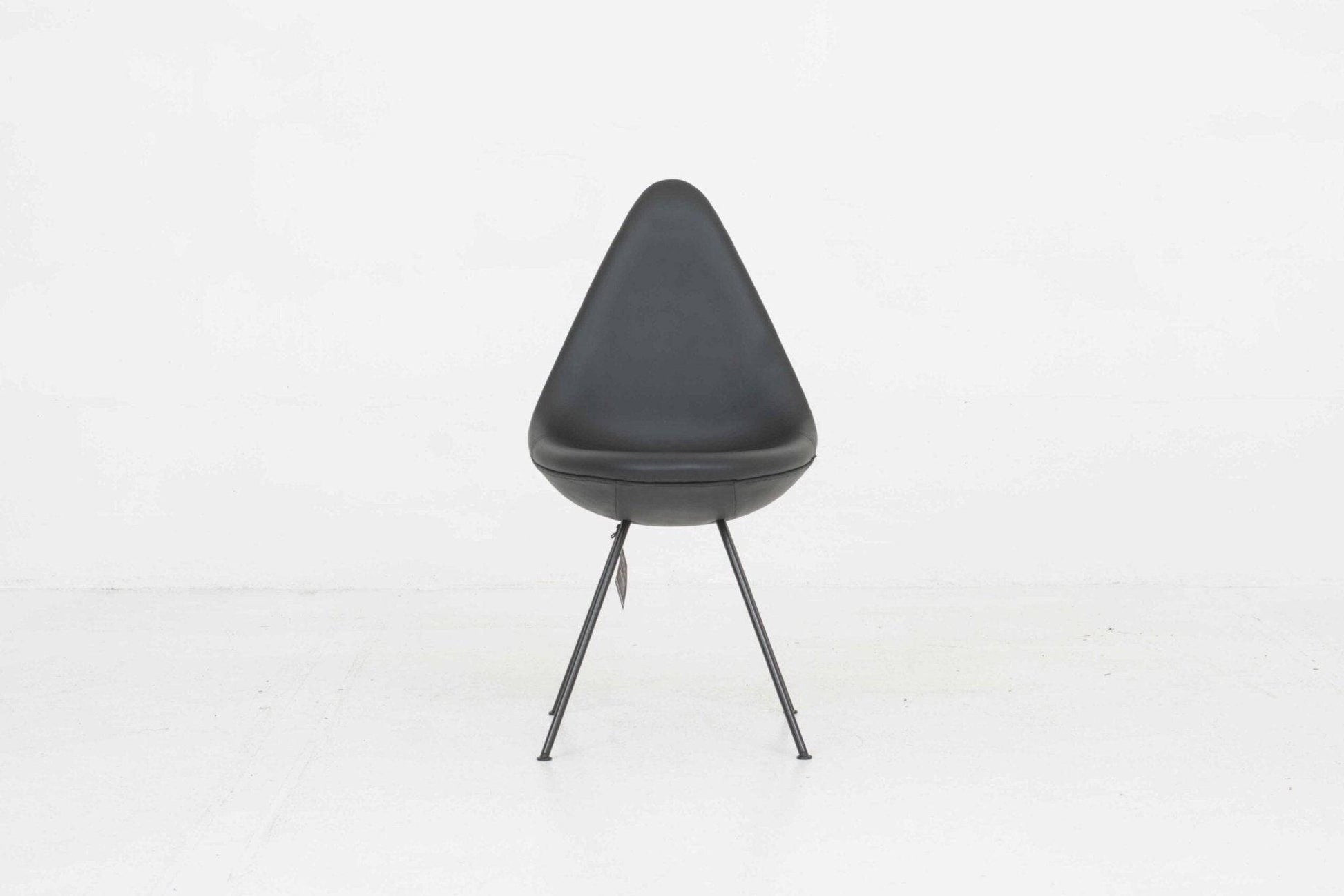 Arne Jacobsen Drop Stuhl von Fritz Hansen in Leder - 2nd home