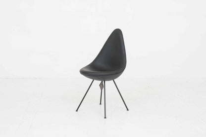 Arne Jacobsen Drop Stuhl von Fritz Hansen in Leder - 2nd home