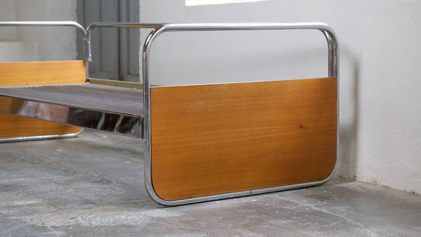 Bauhaus Sofa / Daybed aus verchromten Stahlrohren - 2nd home