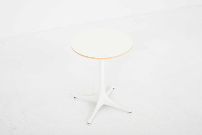 George Nelson Pedestal Table Beistelltisch von Vitra in Weiss - 2nd home