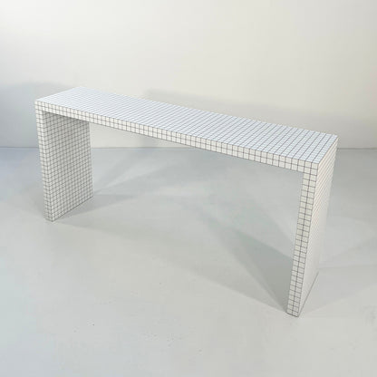 Table console Quaderna par Superstudio pour Zanotta, vintage 1970