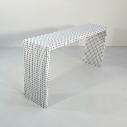 Table console Quaderna par Superstudio pour Zanotta, vintage 1970