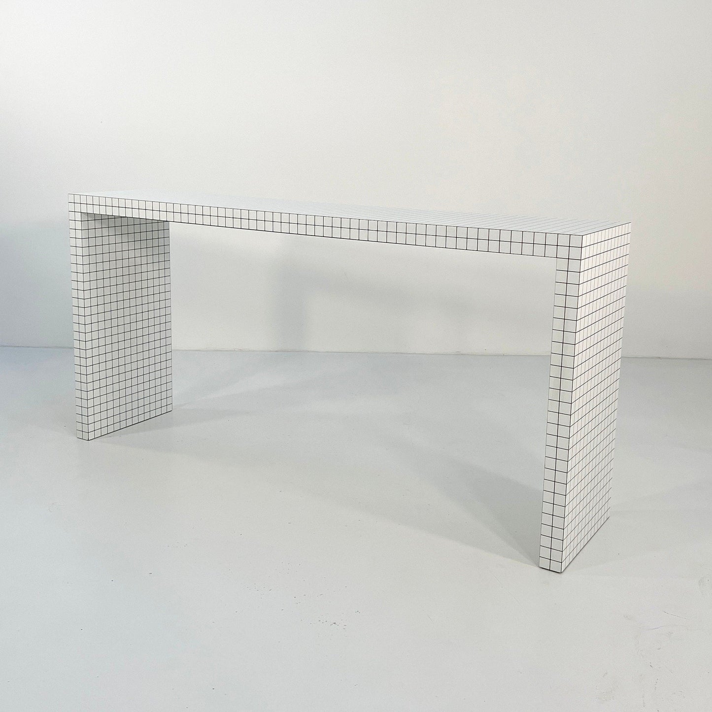 Table console Quaderna par Superstudio pour Zanotta, vintage 1970