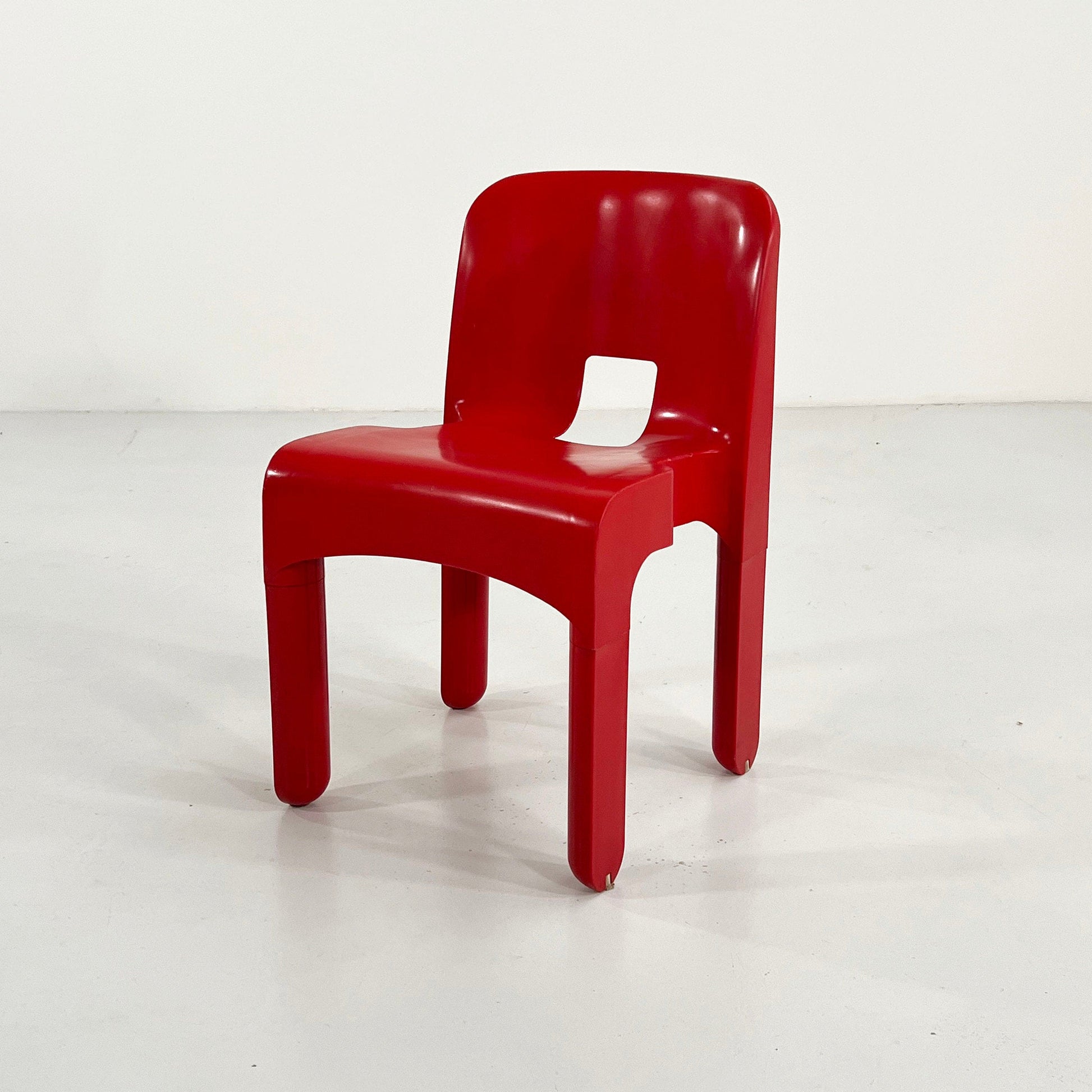 Red Model 4867 Universale Chair by Joe Colombo for Kartell, 1970s - 2nd home