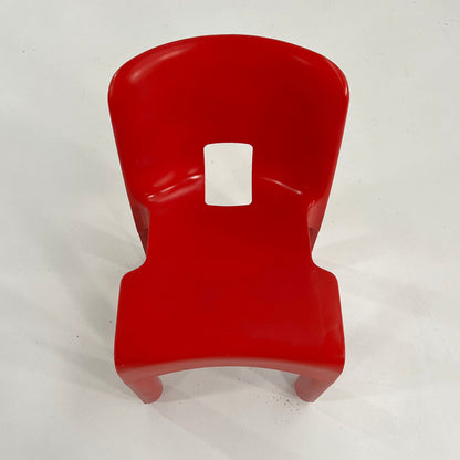 Red Model 4867 Universale Chair by Joe Colombo for Kartell, 1970s - 2nd home