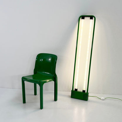 Green neon vintage lamp by Gian N. Gigante for Zerbetto, 1980s