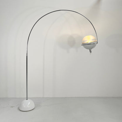 Lampadaire Focus Arc de Fabio Lenci pour Guzzini, vintage 1970