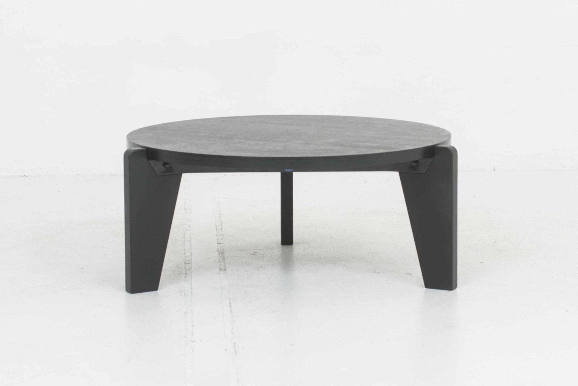 Jean Prouvé Guéridon Bas Couchtisch von Vitra in Schwarz - 2nd home