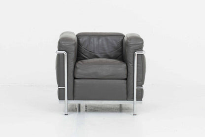 Le Corbusier LC2 Sessel von Cassina in Grau - 2nd home