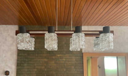 Mid-Century Eisglas Deckenlampe - 2nd home